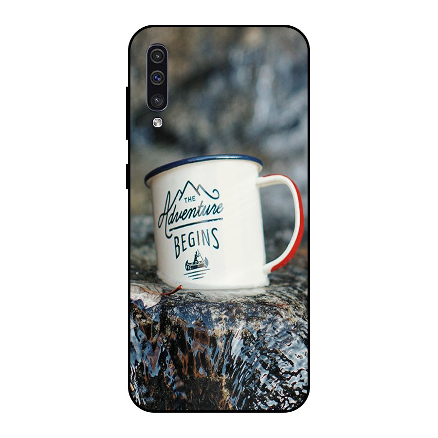 Adventure Begins Metal Back Case for Galaxy A30s