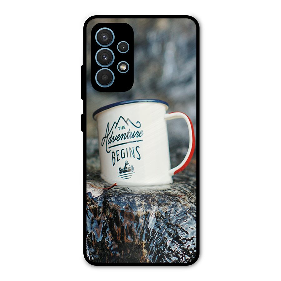Adventure Begins Metal Back Case for Galaxy A32