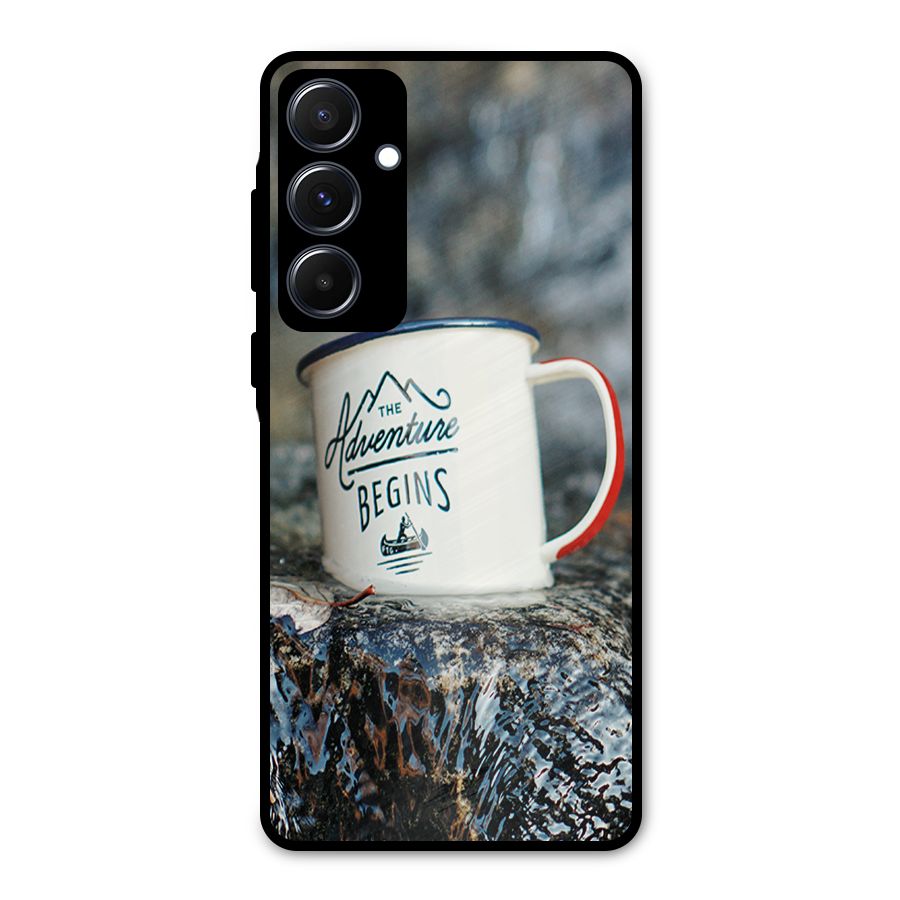 Adventure Begins Metal Back Case for Galaxy A55
