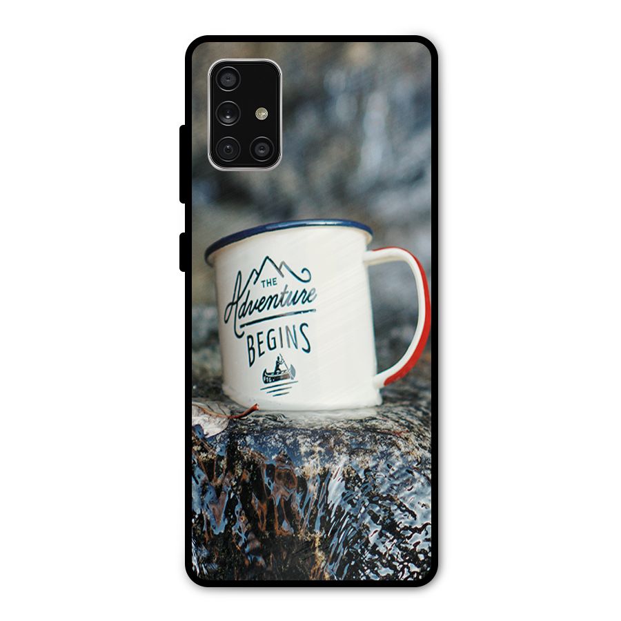 Adventure Begins Metal Back Case for Galaxy A71