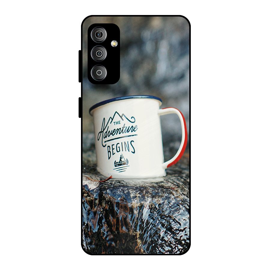 Adventure Begins Metal Back Case for Galaxy F23