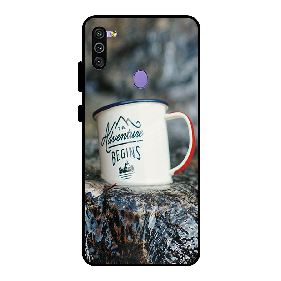 Adventure Begins Metal Back Case for Galaxy M11