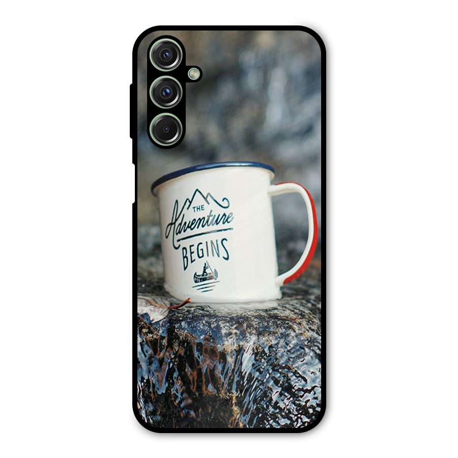 Adventure Begins Metal Back Case for Galaxy M34