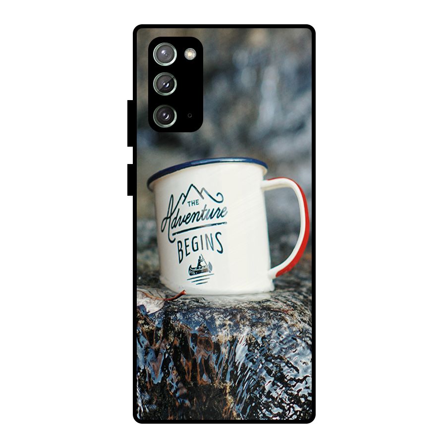 Adventure Begins Metal Back Case for Galaxy Note 20