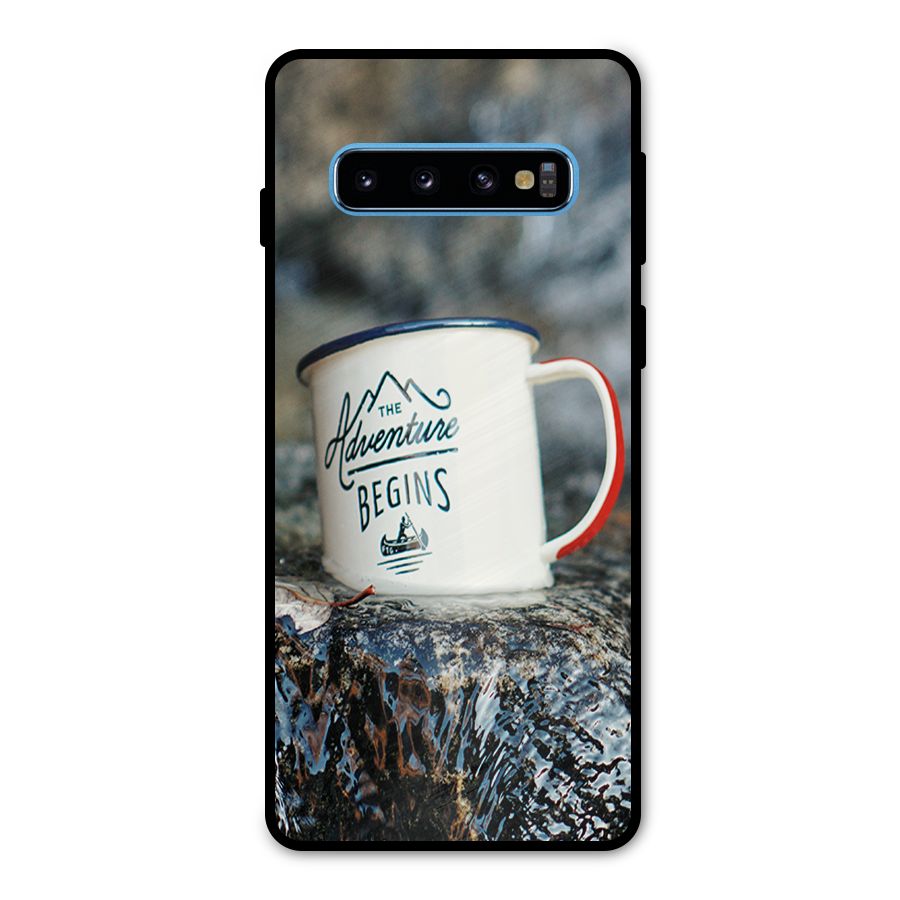 Adventure Begins Metal Back Case for Galaxy S10