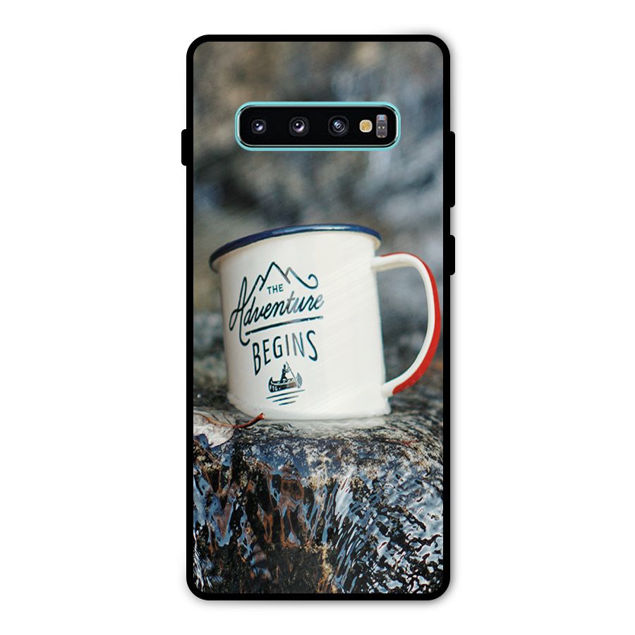 Adventure Begins Metal Back Case for Galaxy S10 Plus