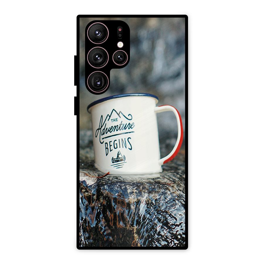 Adventure Begins Metal Back Case for Galaxy S22 Ultra 5G