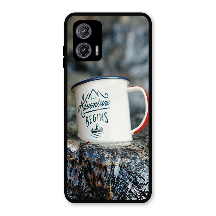 Adventure Begins Metal Back Case for Moto G73