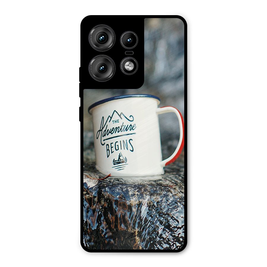 Adventure Begins Metal Back Case for Motorola Edge 50 Pro