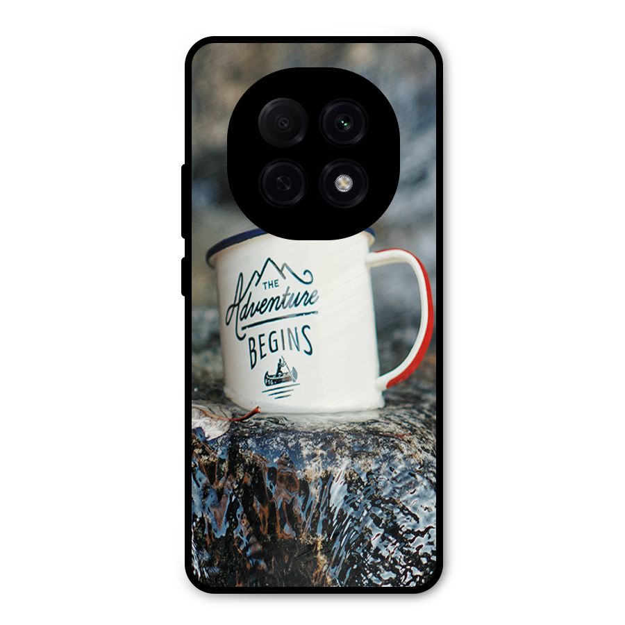 Adventure Begins Metal Back Case for Oppo F29 Pro