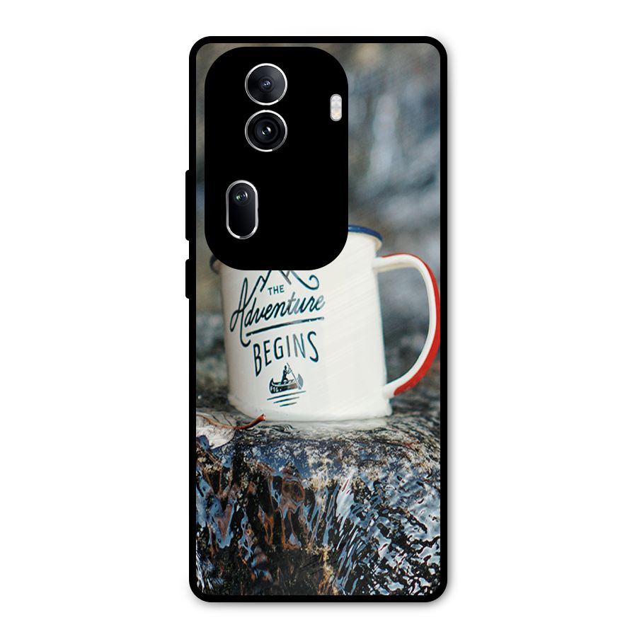 Adventure Begins Metal Back Case for Oppo Reno11 Pro 5G
