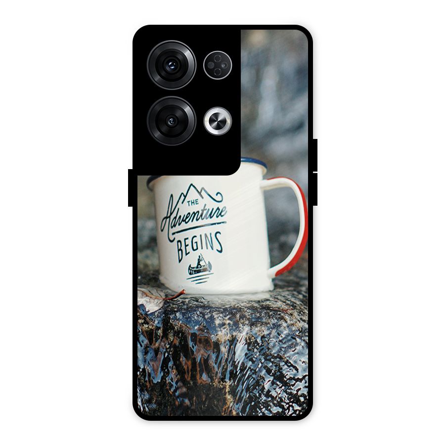 Adventure Begins Metal Back Case for Oppo Reno8 Pro 5G