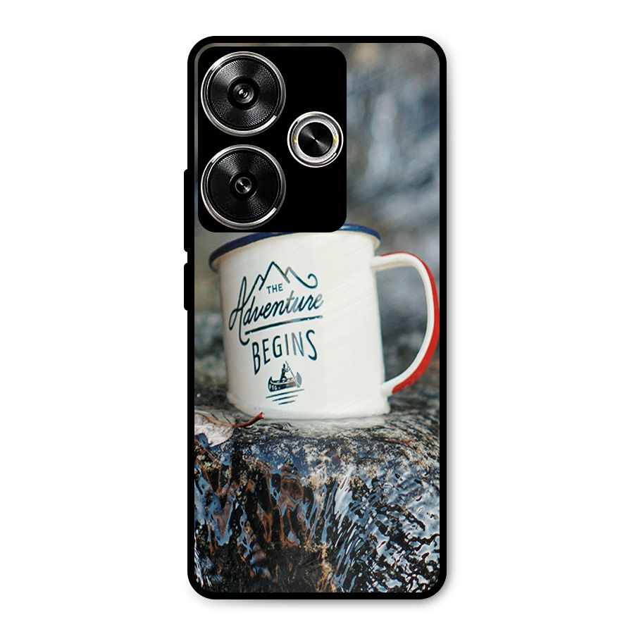 Adventure Begins Metal Back Case for Poco F6