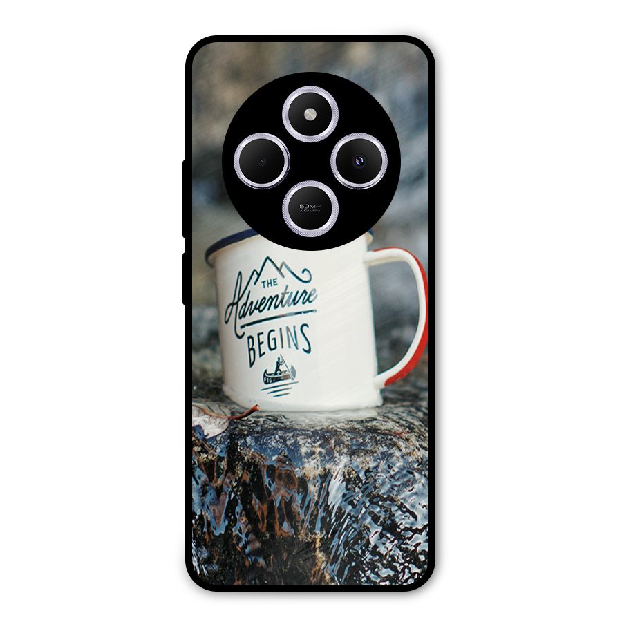 Adventure Begins Metal Back Case for Poco M7