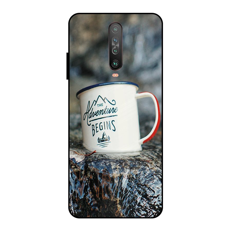 Adventure Begins Metal Back Case for Poco X2