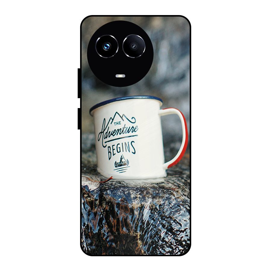 Adventure Begins Metal Back Case for Realme 11X