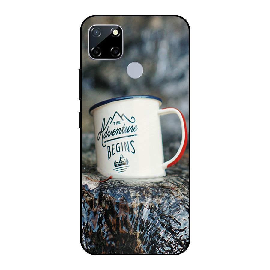 Adventure Begins Metal Back Case for Realme Narzo 20