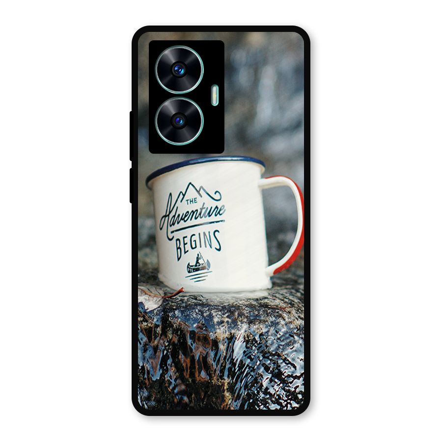 Adventure Begins Metal Back Case for Realme Narzo N55