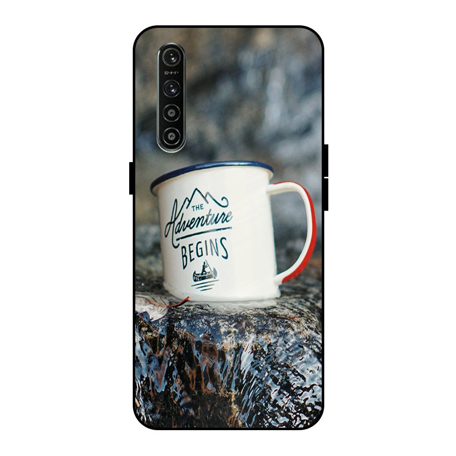 Adventure Begins Metal Back Case for Realme XT