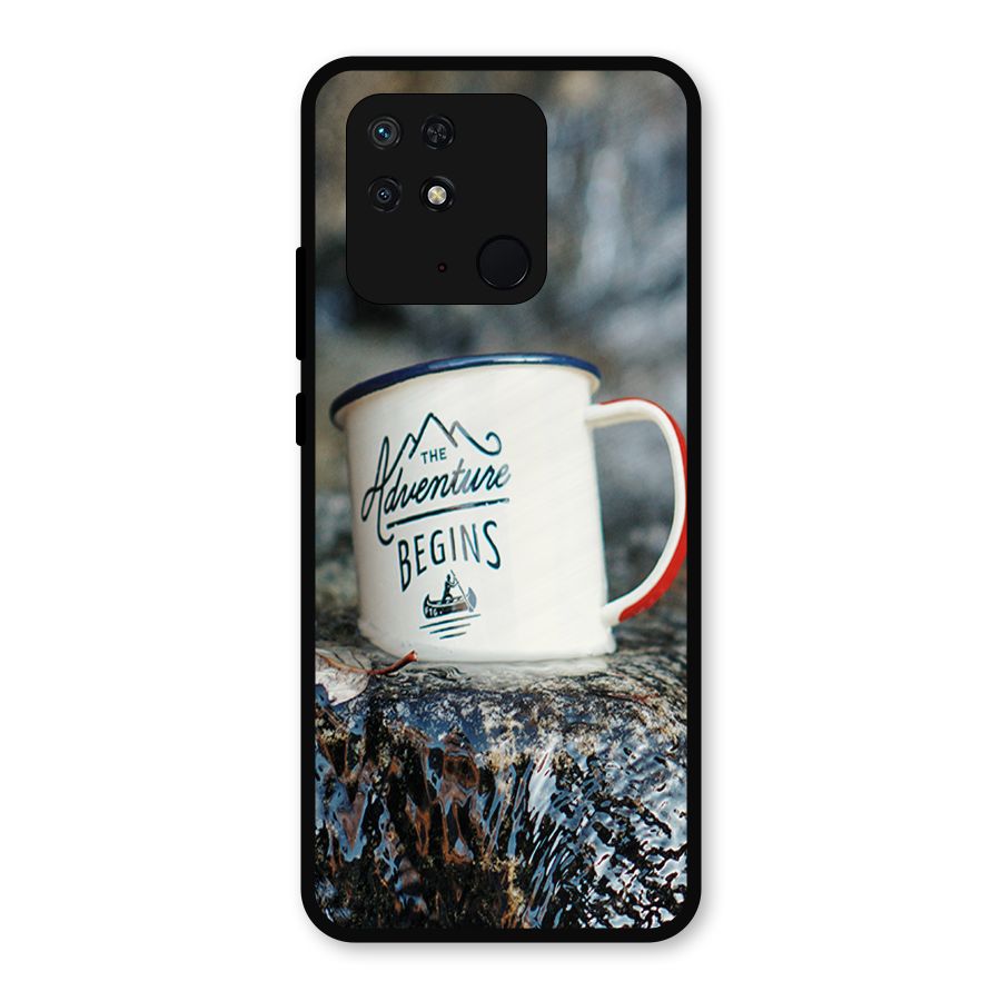 Adventure Begins Metal Back Case for Redmi 10
