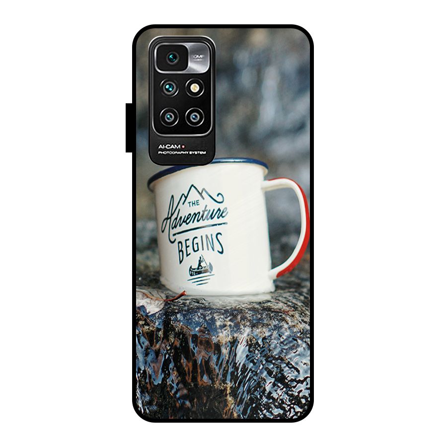 Adventure Begins Metal Back Case for Redmi 10 Prime