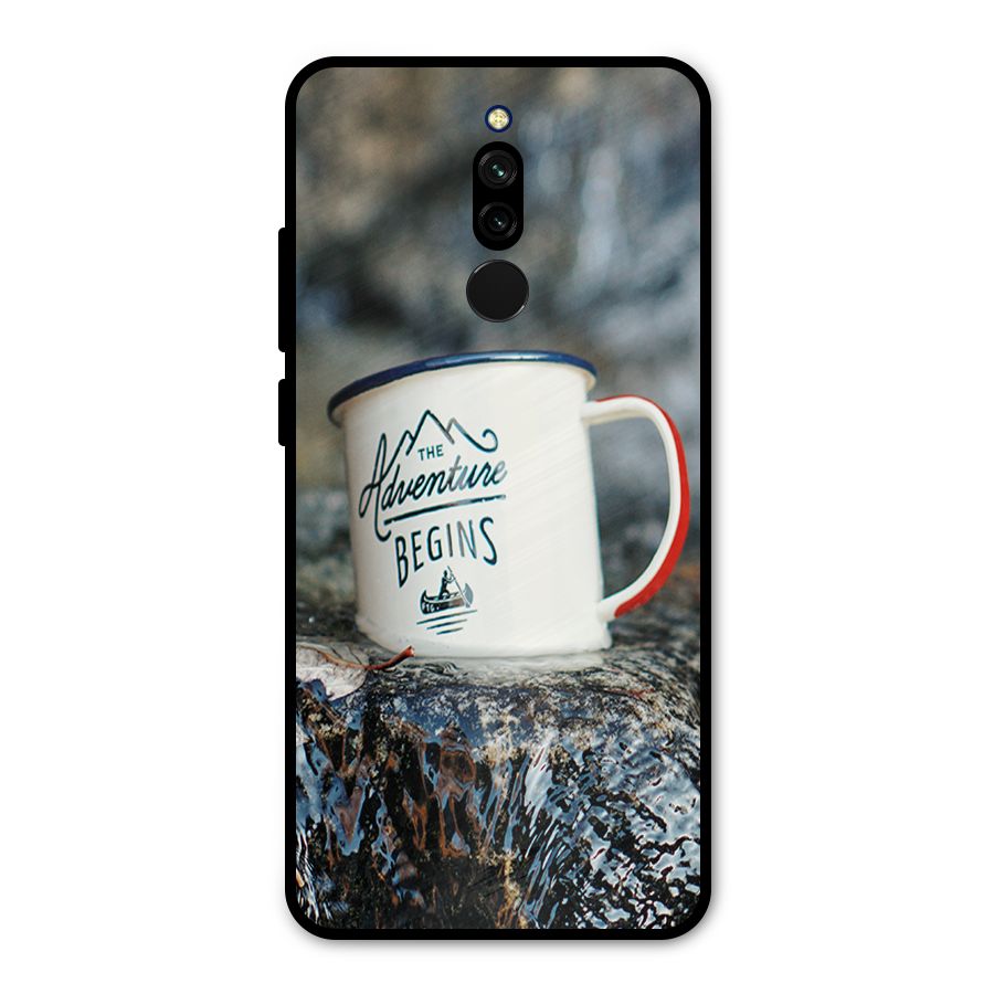 Adventure Begins Metal Back Case for Redmi 8