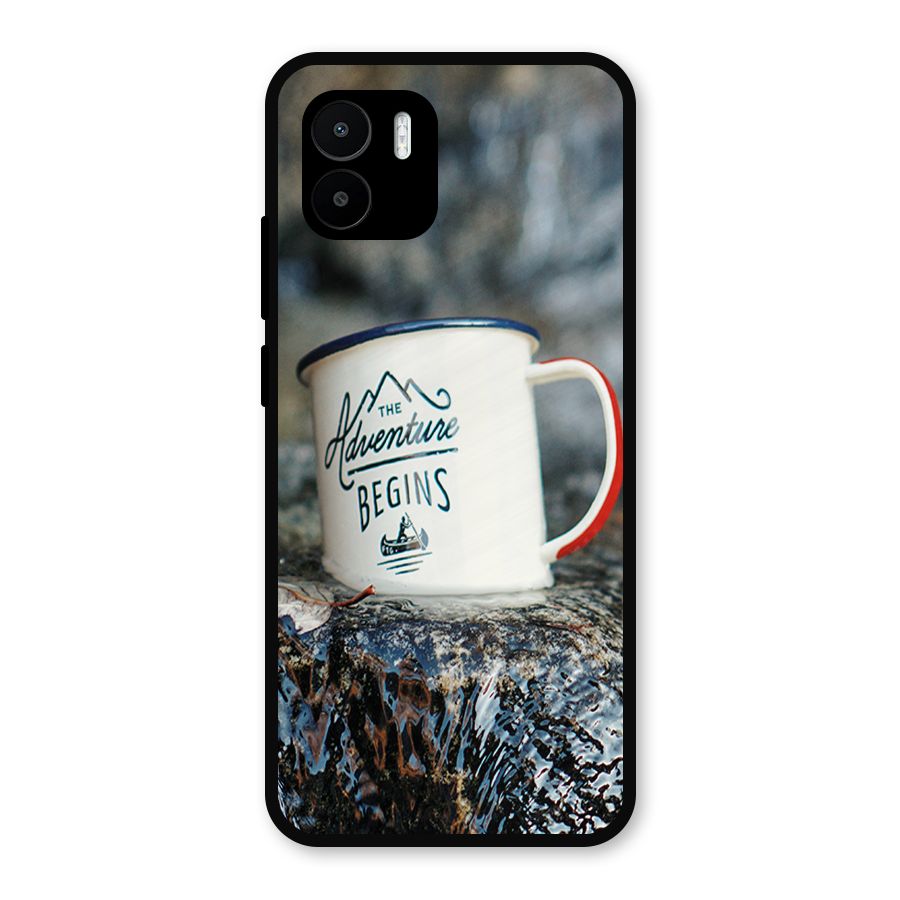 Adventure Begins Metal Back Case for Redmi A1