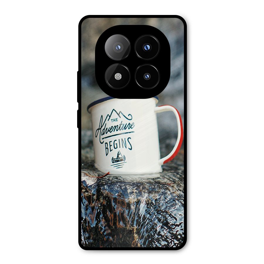 Adventure Begins Metal Back Case for Redmi Note 14 Pro Plus 5G