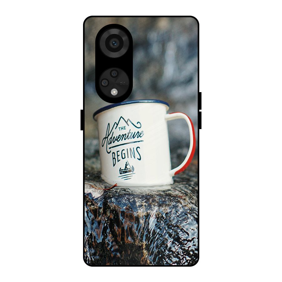 Adventure Begins Metal Back Case for Reno8 T 5G