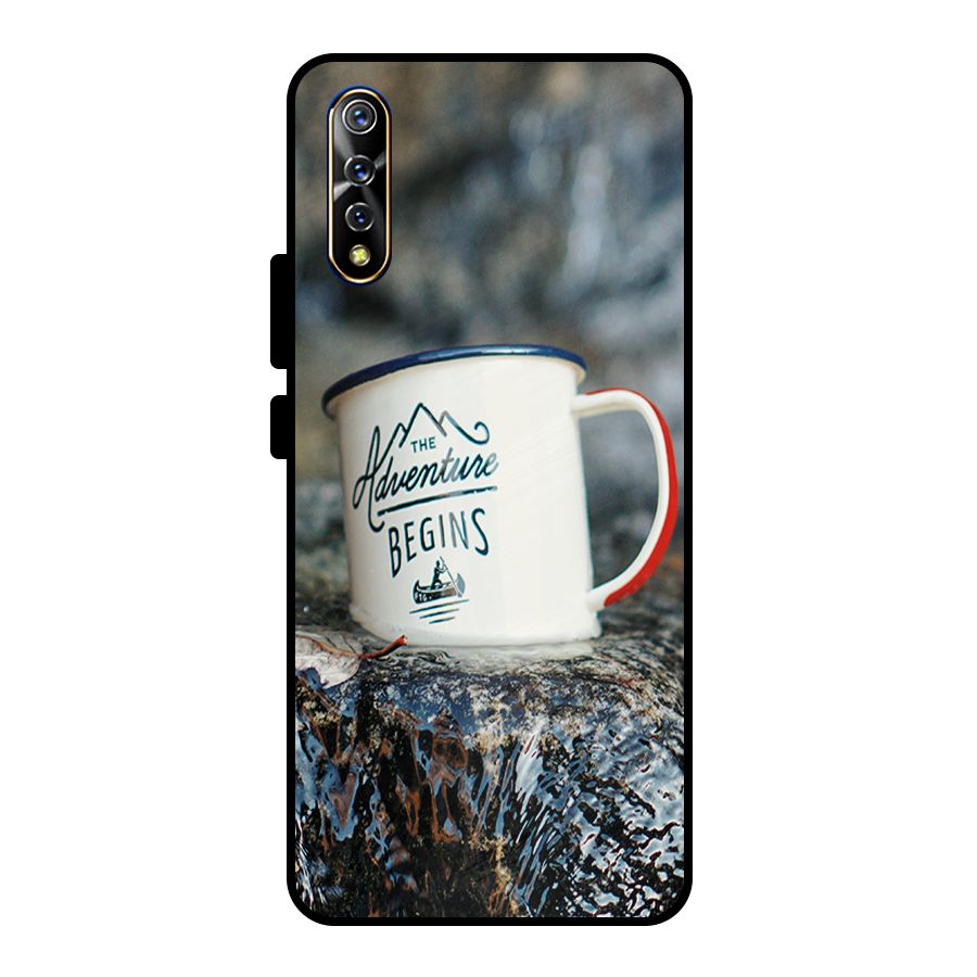 Adventure Begins Metal Back Case for Vivo S1