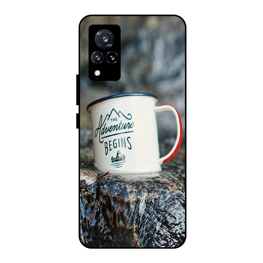 Adventure Begins Metal Back Case for Vivo V21 5G