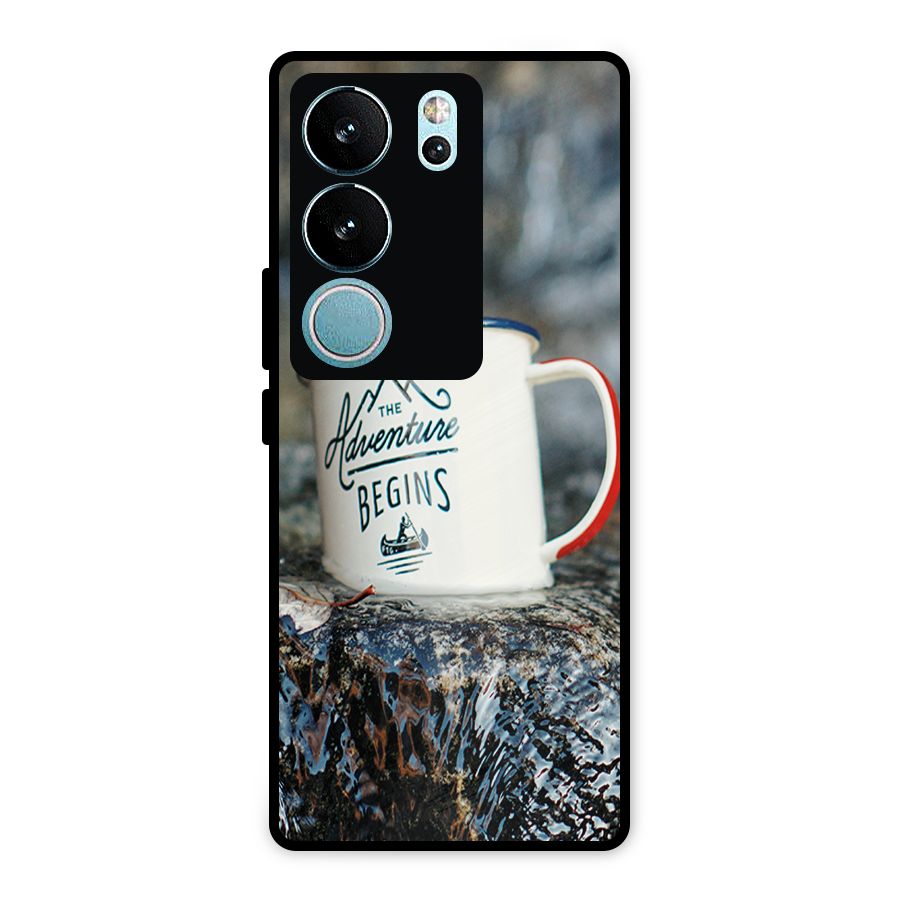 Adventure Begins Metal Back Case for Vivo V29