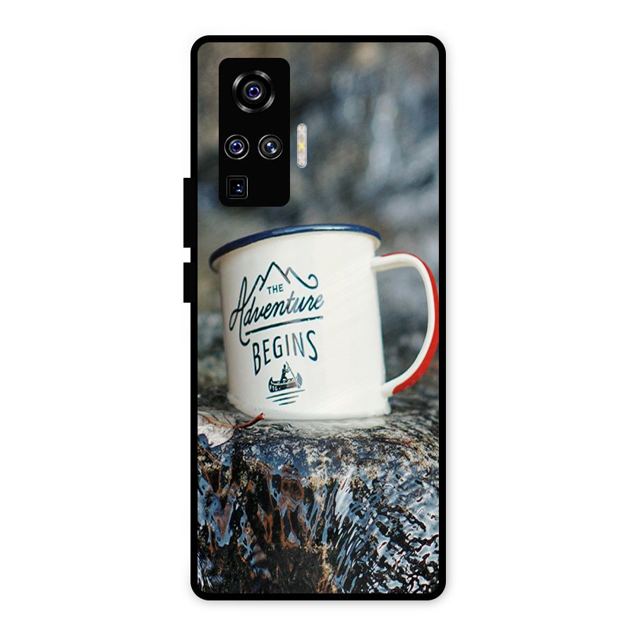 Adventure Begins Metal Back Case for Vivo X50 Pro