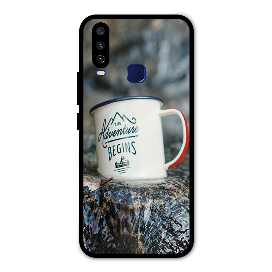 Adventure Begins Metal Back Case for Vivo Y15