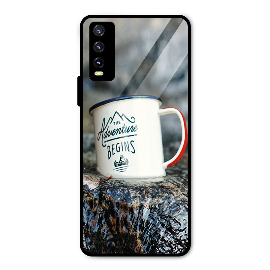 Adventure Begins Metal Back Case for Vivo Y20 2021