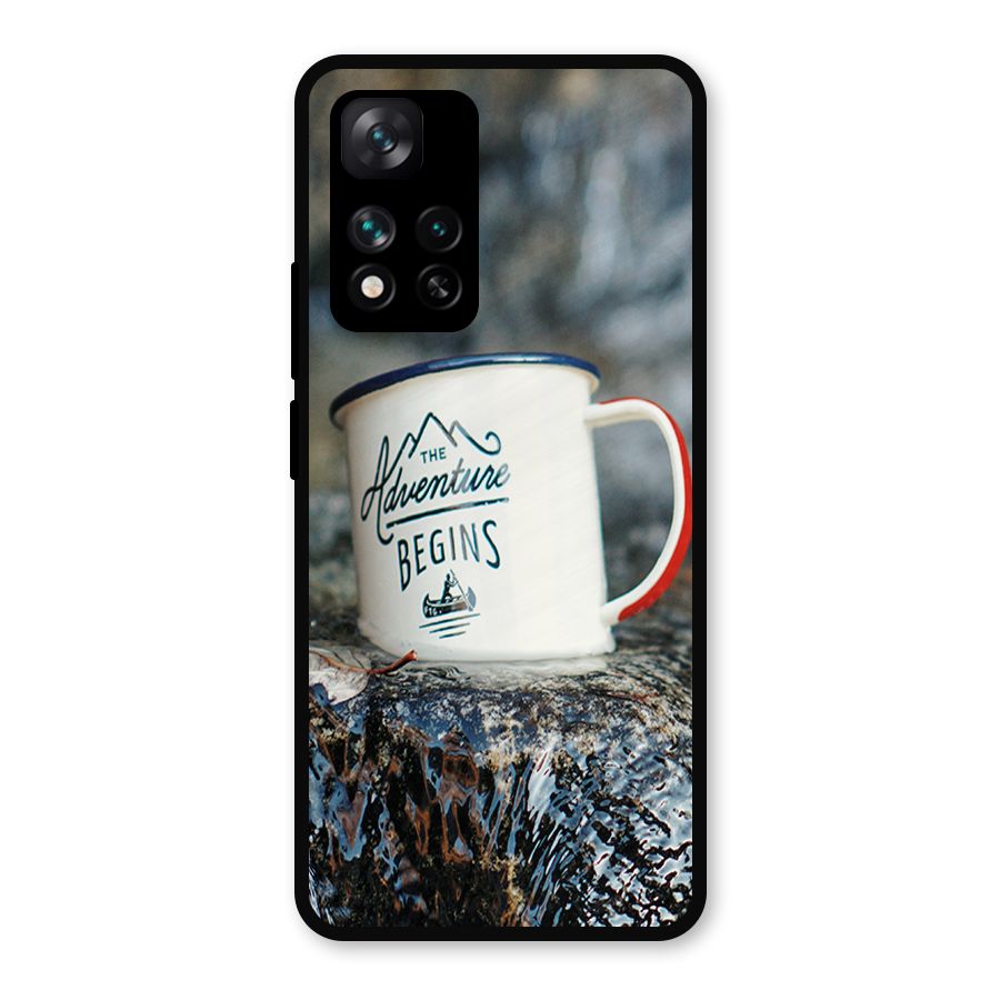 Adventure Begins Metal Back Case for Xiaomi 11i Hypercharge 5G