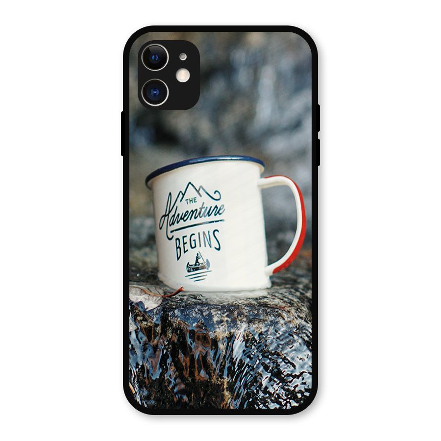 Adventure Begins Metal Back Case for iPhone 11