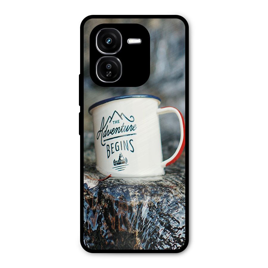 Adventure Begins Metal Back Case for iQOO Z9x