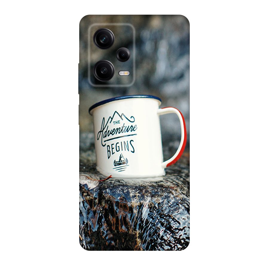 Adventure Begins Original Polycarbonate Back Case for Redmi Note 12 Pro