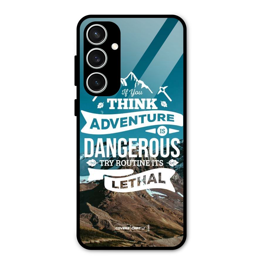 Adventure Dangerous Lethal Glass Back Case for Galaxy S23 FE