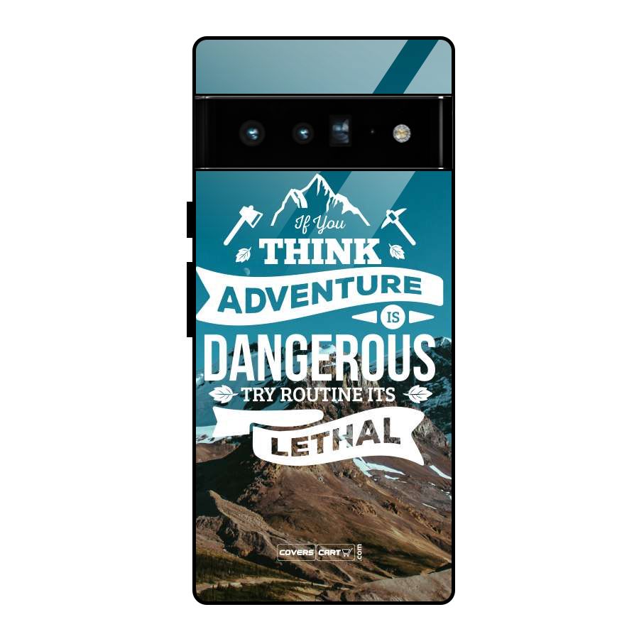 Adventure Dangerous Lethal Glass Back Case for Google Pixel 6 Pro
