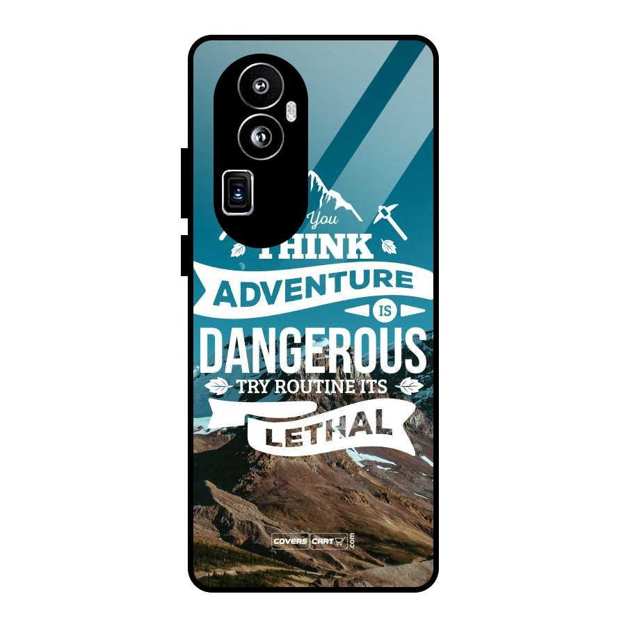 Adventure Dangerous Lethal Glass Back Case for Oppo Reno10 Pro Plus