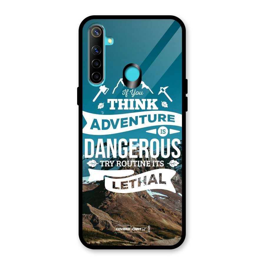 Adventure Dangerous Lethal Glass Back Case for Realme 5