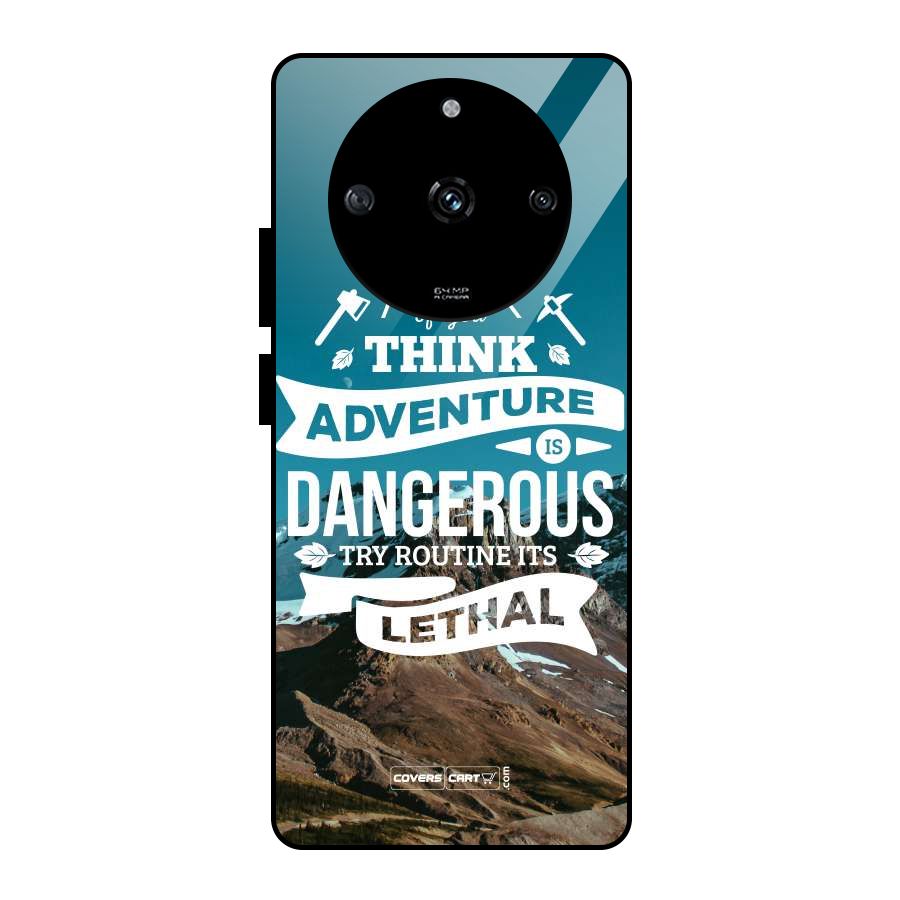Adventure Dangerous Lethal Glass Back Case for Realme Narzo 60 5G