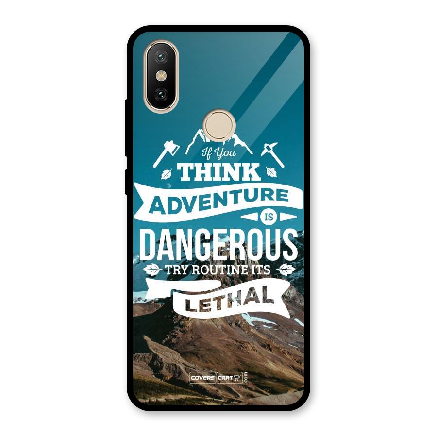 Adventure Dangerous Lethal Glass Back Case for Redmi A2