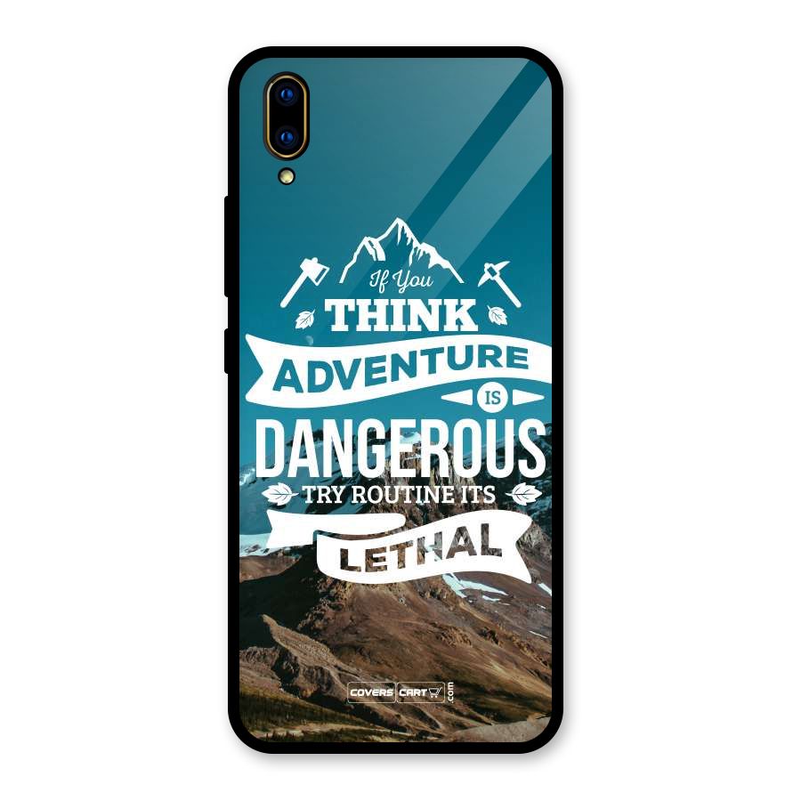 Adventure Dangerous Lethal Glass Back Case for Vivo V11 Pro