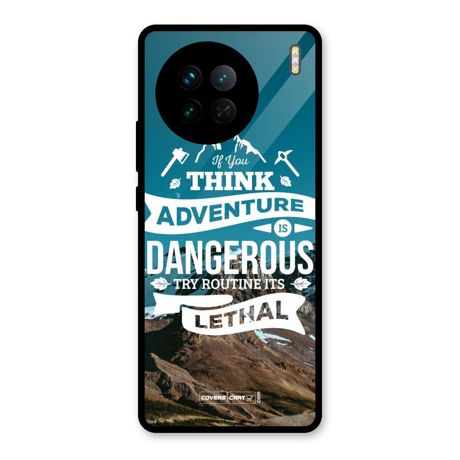 Adventure Dangerous Lethal Glass Back Case for Vivo X90
