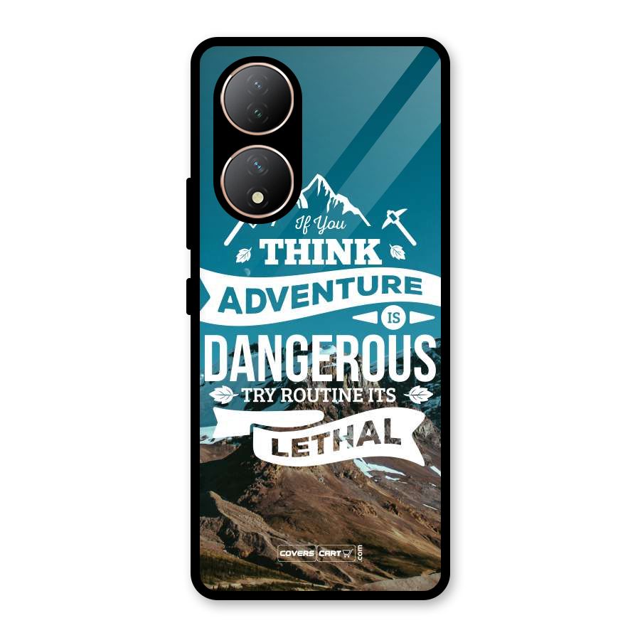 Adventure Dangerous Lethal Glass Back Case for Vivo Y100A