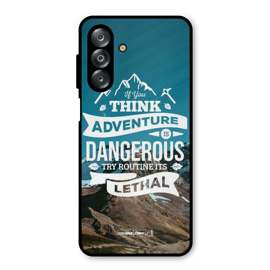 Adventure Dangerous Lethal Metal Back Case for Galaxy A26