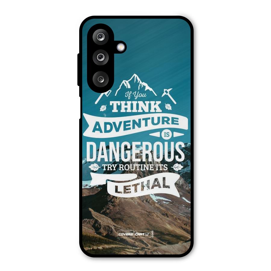 Adventure Dangerous Lethal Metal Back Case for Galaxy M36